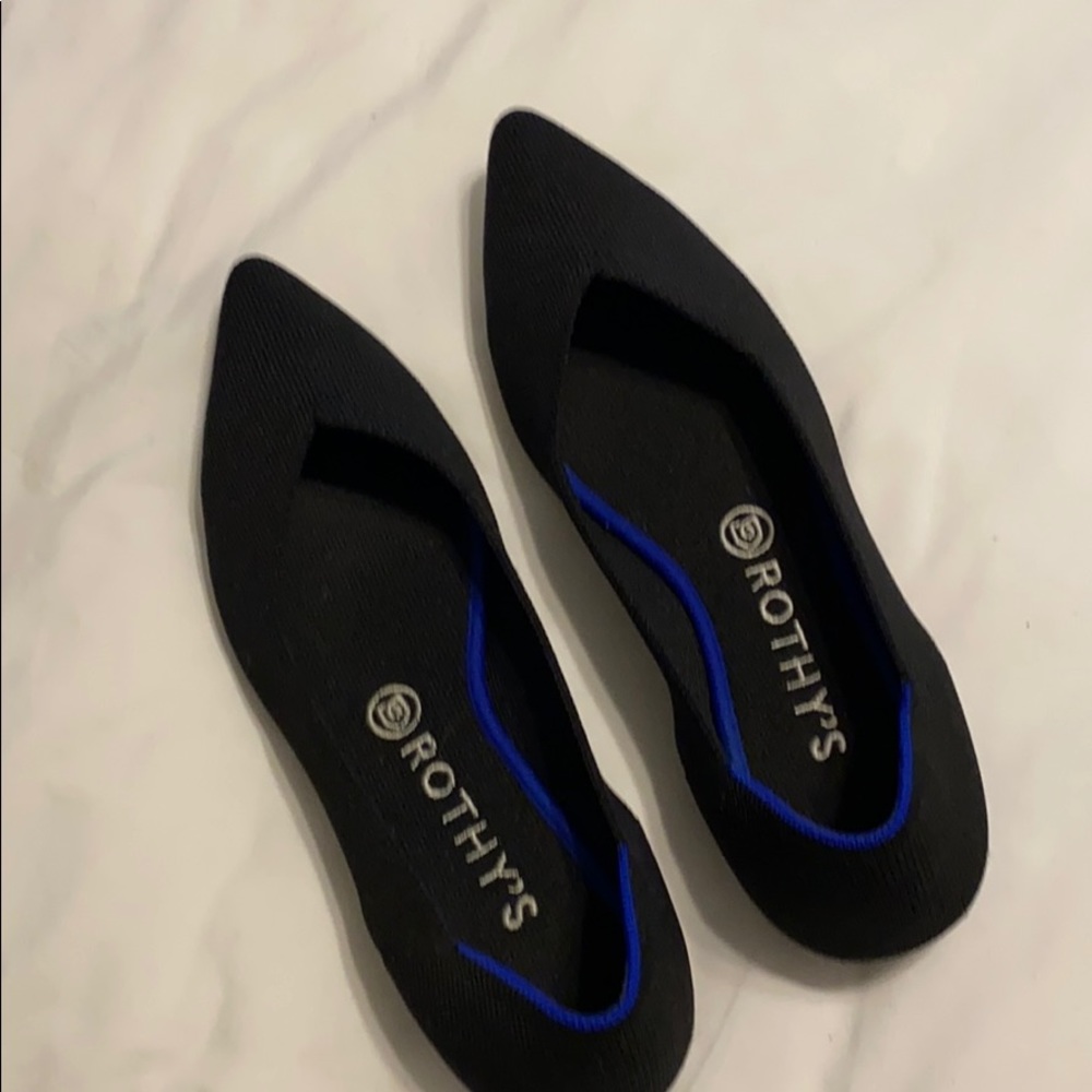 Rothy’s point toe flats